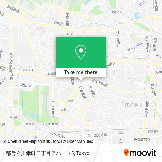 都営立川幸町二丁目アパート5 map
