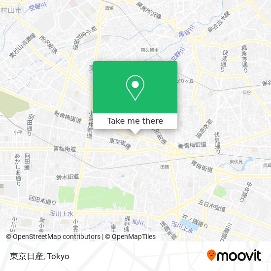 東京日産 map