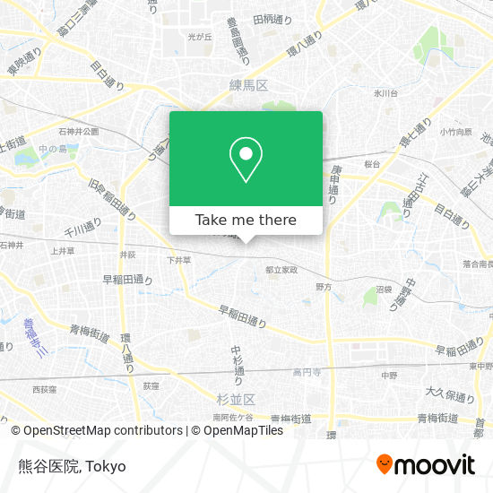 熊谷医院 map
