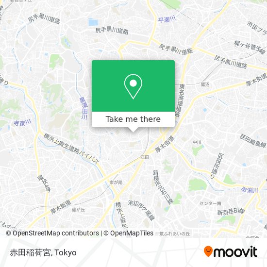 赤田稲荷宮 map