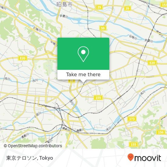 東京テロソン map