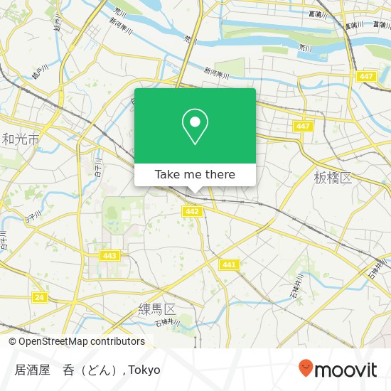 居酒屋　呑（どん） map