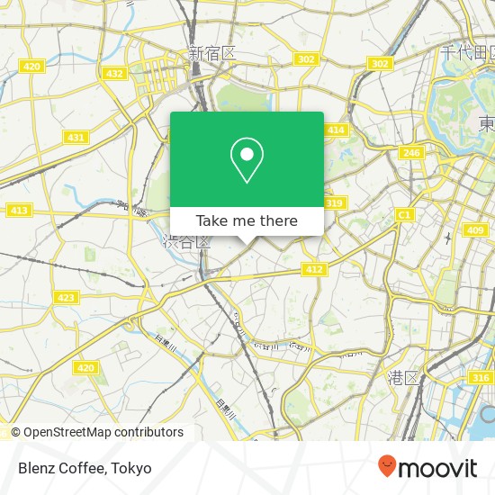 Blenz Coffee map