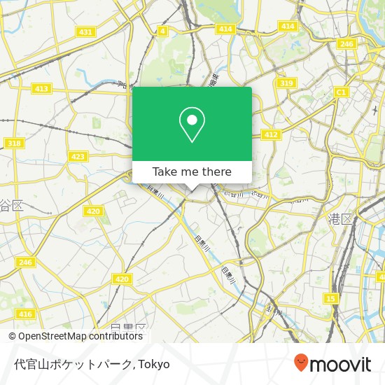 代官山ポケットパーク map