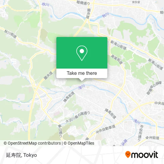 延寿院 map
