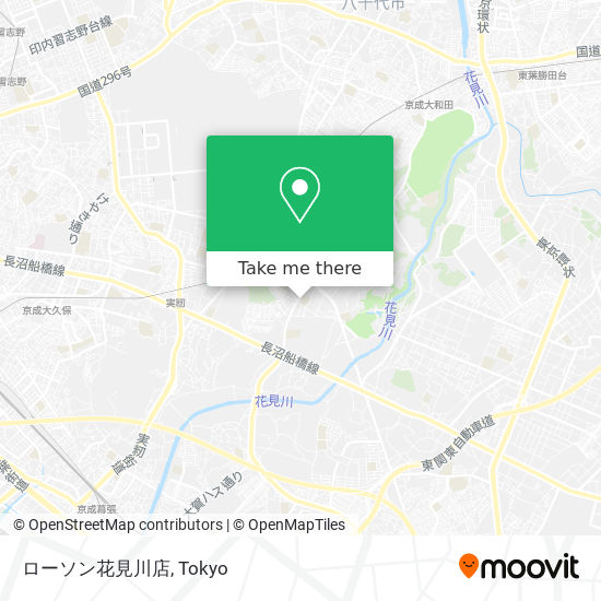 ローソン花見川店 map