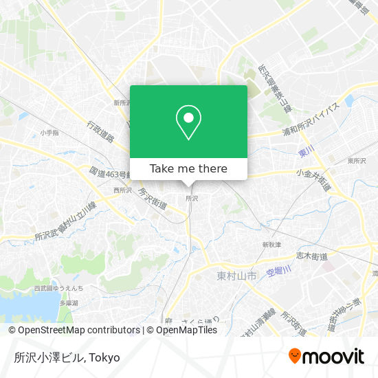 所沢小澤ビル map
