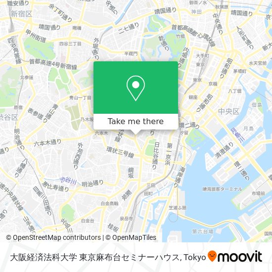 大阪経済法科大学 東京麻布台セミナーハウス map
