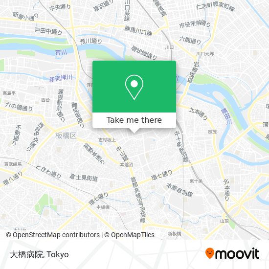 大橋病院 map