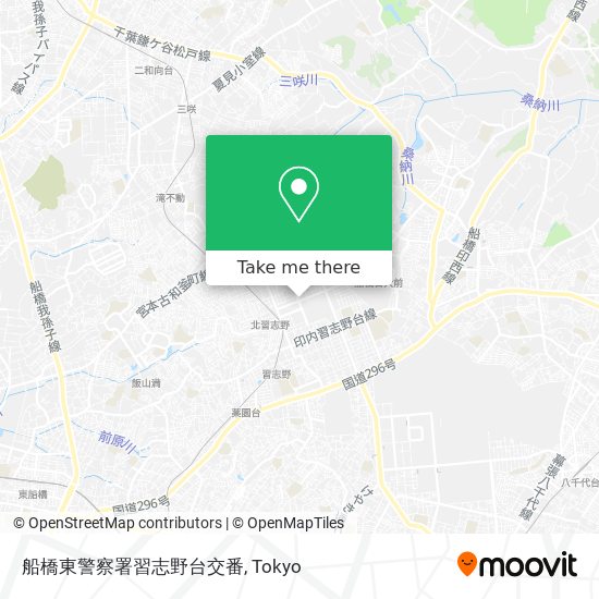 船橋東警察署習志野台交番 map
