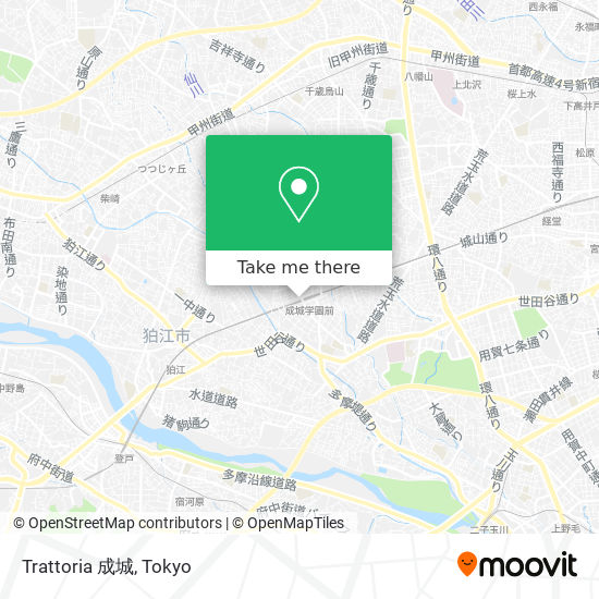 Trattoria 成城 map