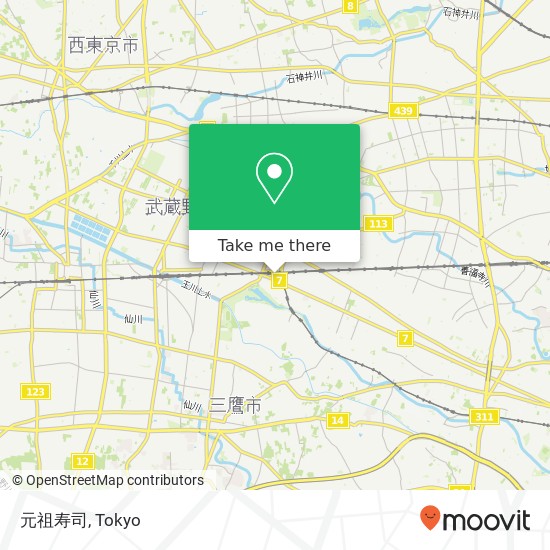 元祖寿司 map
