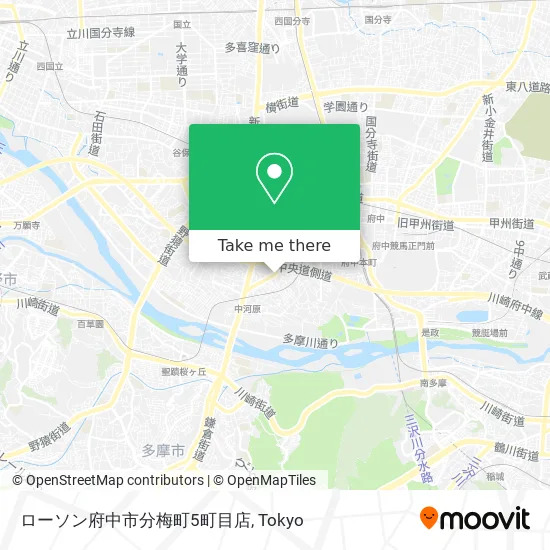 ローソン府中市分梅町5町目店 map