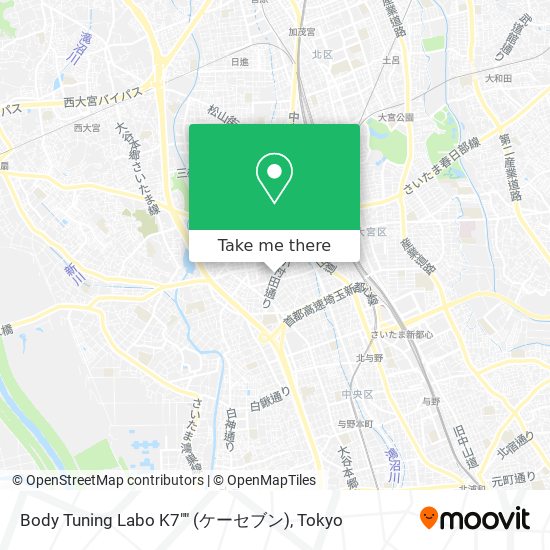 Body Tuning Labo K7"" (ケーセブン) map