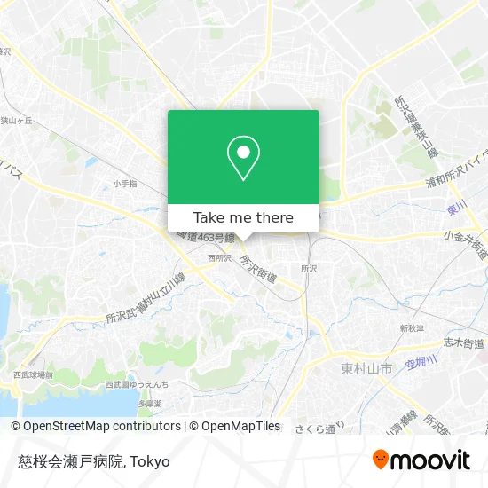 慈桜会瀬戸病院 map