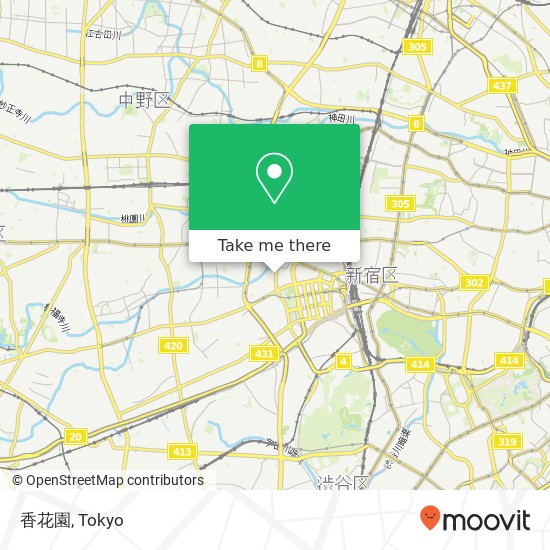 香花園 map