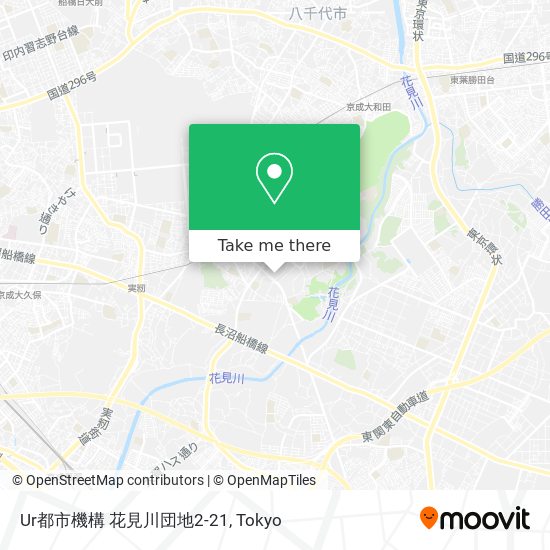 Ur都市機構 花見川団地2-21 map