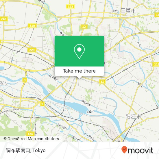 調布駅南口 map