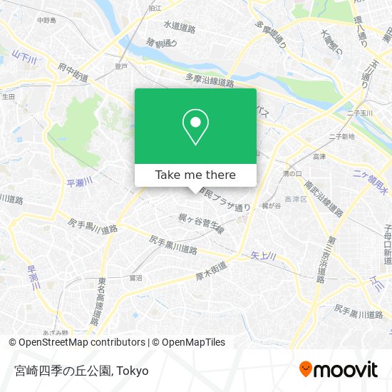 宮崎四季の丘公園 map