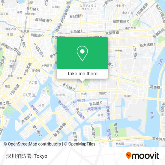 深川消防署 map
