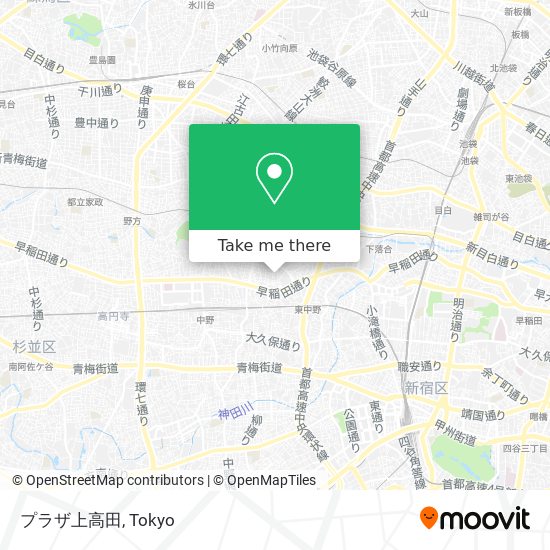 プラザ上高田 map