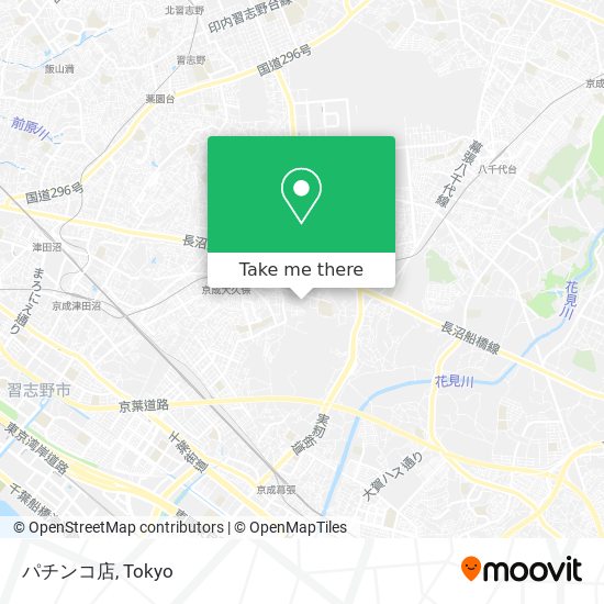 パチンコ店 map