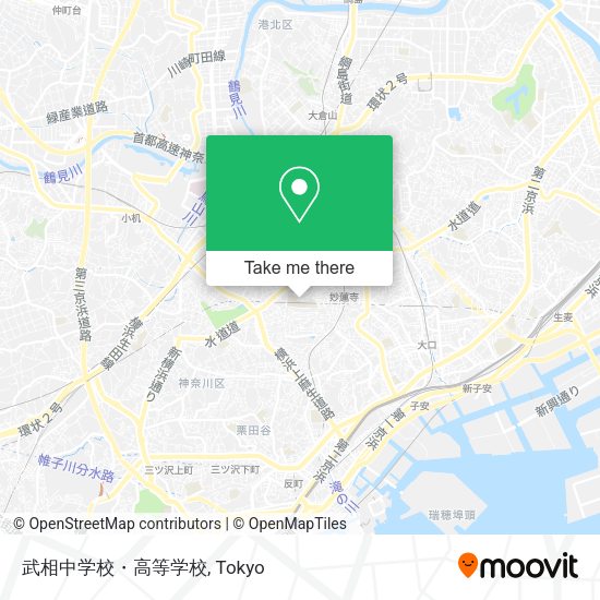 武相中学校・高等学校 map
