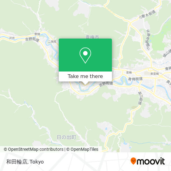 和田輪店 map