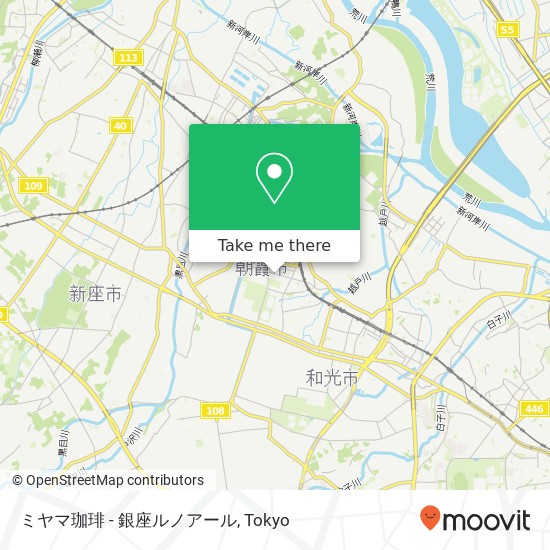 ミヤマ珈琲 - 銀座ルノアール map