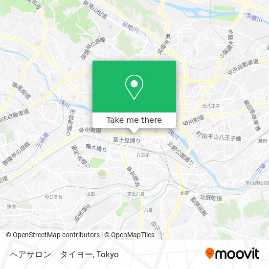 ヘアサロン　タイヨー map