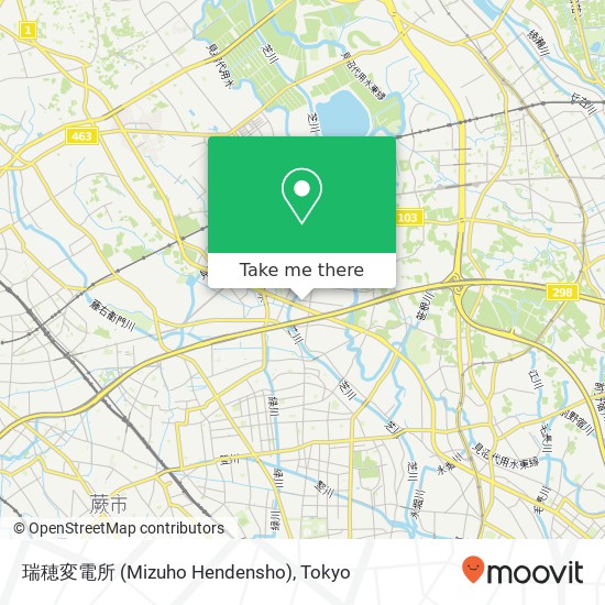 瑞穂変電所 (Mizuho Hendensho) map