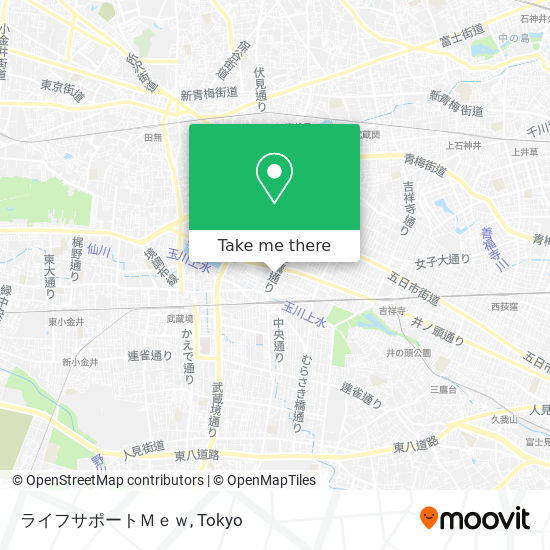 ライフサポートＭｅｗ map