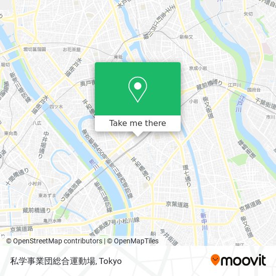 私学事業団総合運動場 map