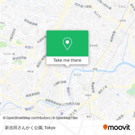 新吉田さんかく公園 map
