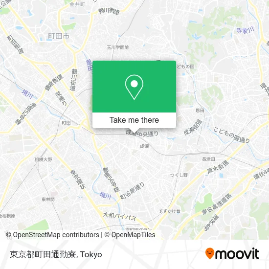 Tokyo Machida Commuter Dormitory map