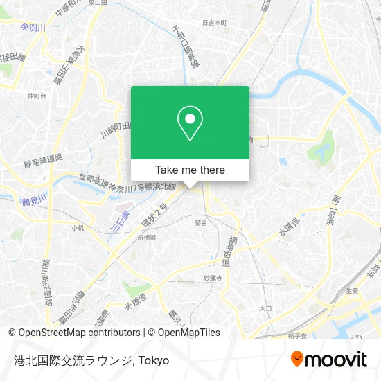 港北国際交流ラウンジ map