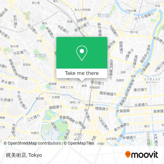 梶美術店 map