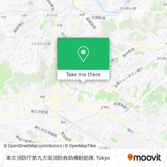 東京消防庁第九方面消防救助機動部隊 map