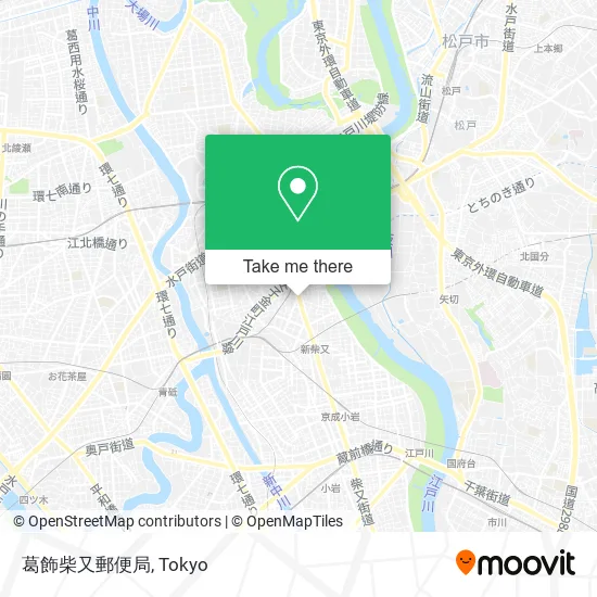 葛飾柴又郵便局 map