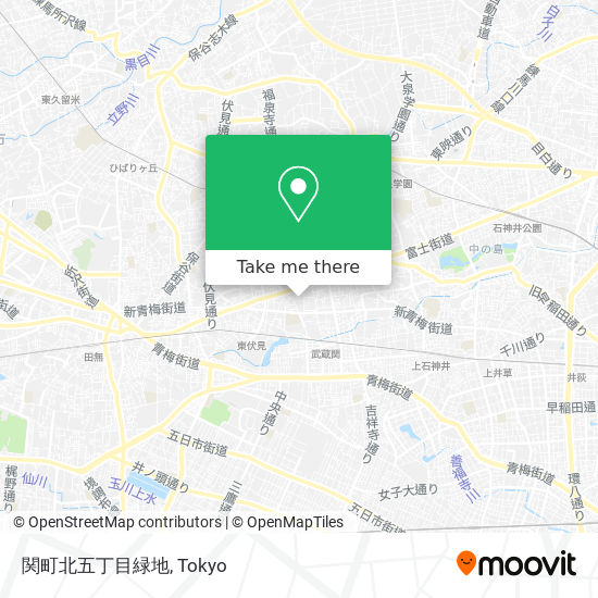 関町北五丁目緑地 map