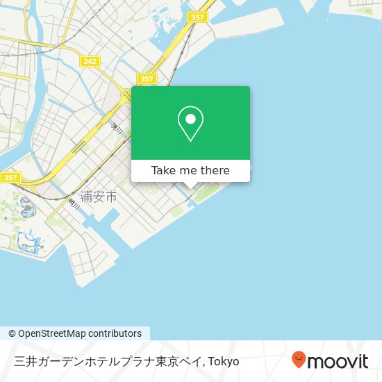 三井ガーデンホテルプラナ東京ベイ map