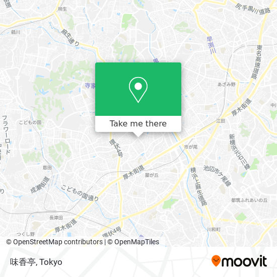 味香亭 map