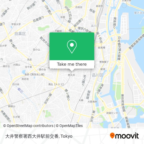 大井警察署西大井駅前交番 map