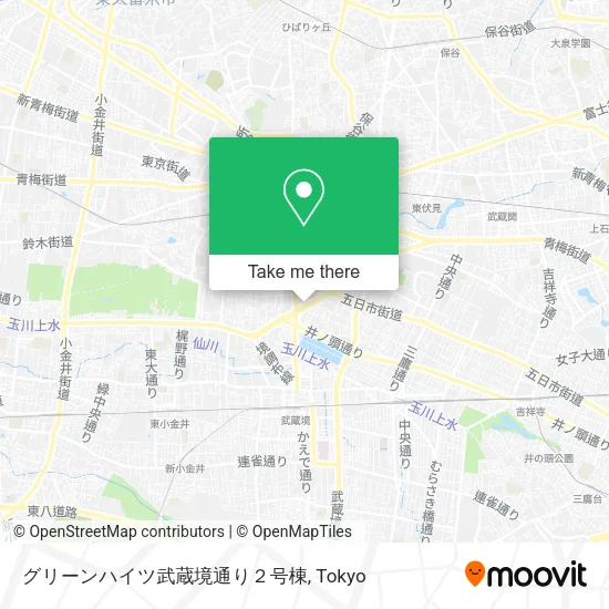 グリーンハイツ武蔵境通り２号棟 map