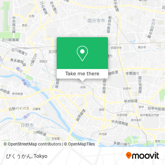 びくうかん map