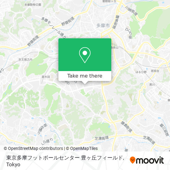 東京多摩フットボールセンター 豊ヶ丘フィールド map