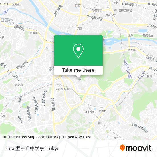 市立聖ヶ丘中学校 map