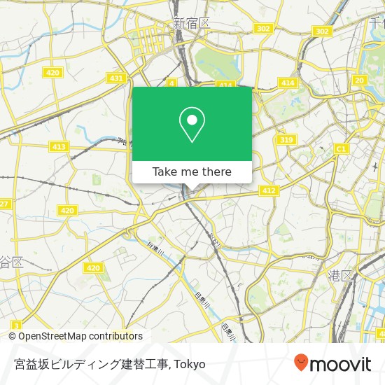 宮益坂ビルディング建替工事 map