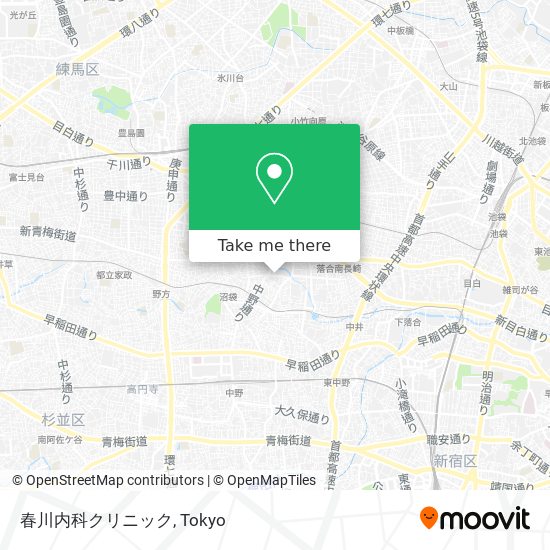 春川内科クリニック map