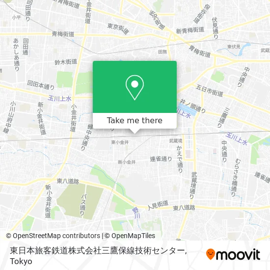東日本旅客鉄道株式会社三鷹保線技術センター map